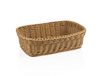 Cesta de pan Beige 31x21x9 cm Weaver Pro