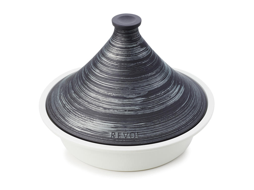 Tagine 32 cm No vidriado Negro Inducción Revolución 2