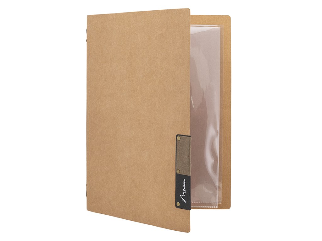 Menú Beige Natur incl. 4xA4 bolsillo