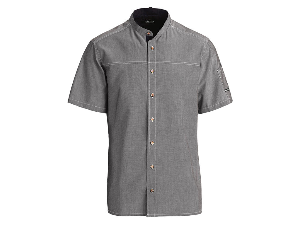 Camisa Kentaur Unisex Gris c/manga corta
