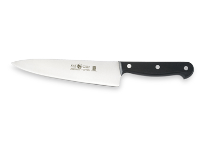 Cuchillo de cocina - Acero inoxidable - Negro - 180mm - 56HRC