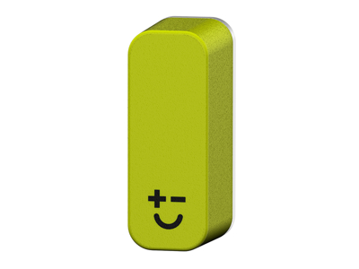 Imán de cuchillo Smiley para 2 cuchillos Verde