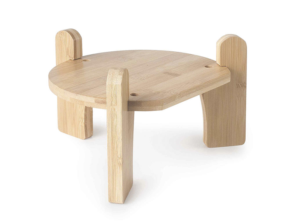 Pie para dispensador de bebida madera 18