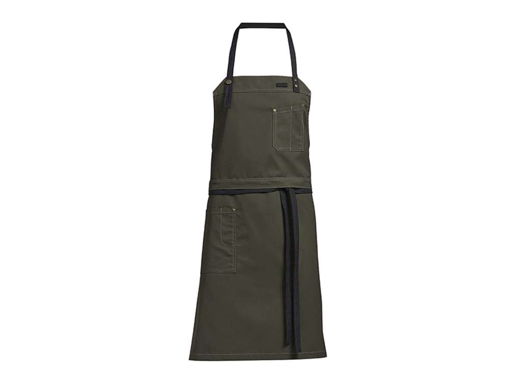 Delantal Smæk RAW Cypres Oliva Sostenible