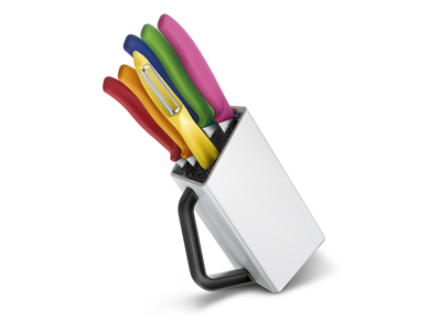 Bloque de cuchillos con contenido, Victorinox, 6 piezas