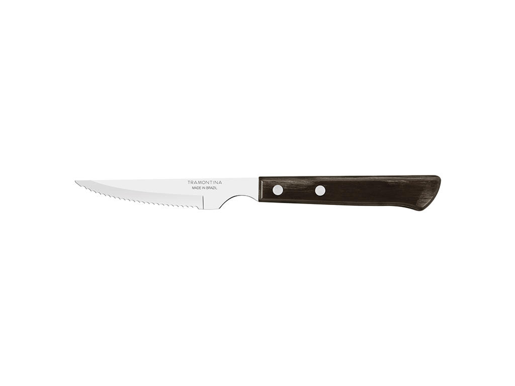 Cuchillo de carne 11 cm Castaño Polywood