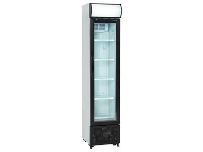 Refrigerador de exhibición 114 ltr. Blanco con luz