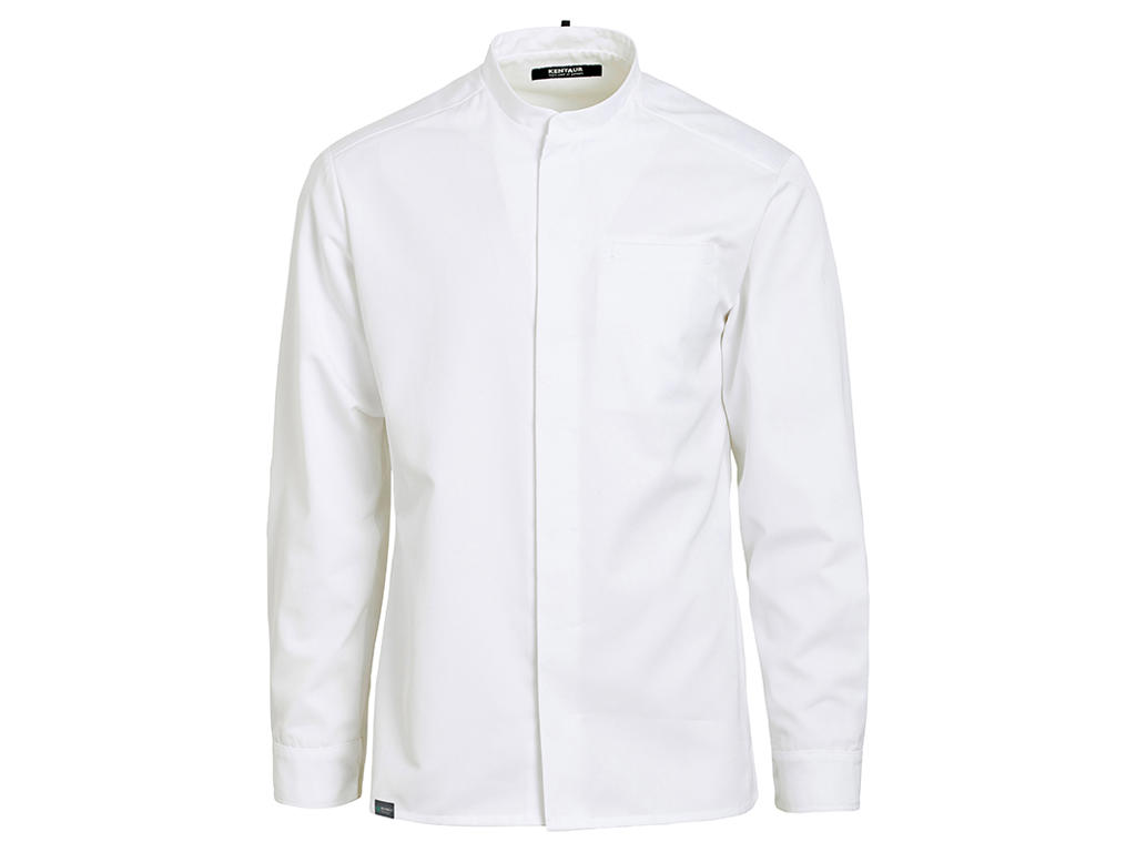 Kentauer Chaqueta de Chef Refibra Blanca