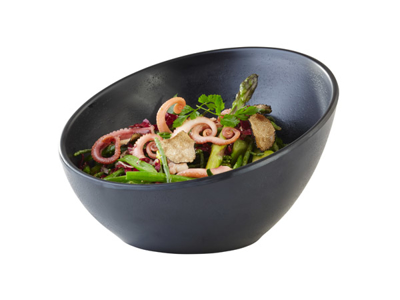 Melamin Skål, sort, 16 cm