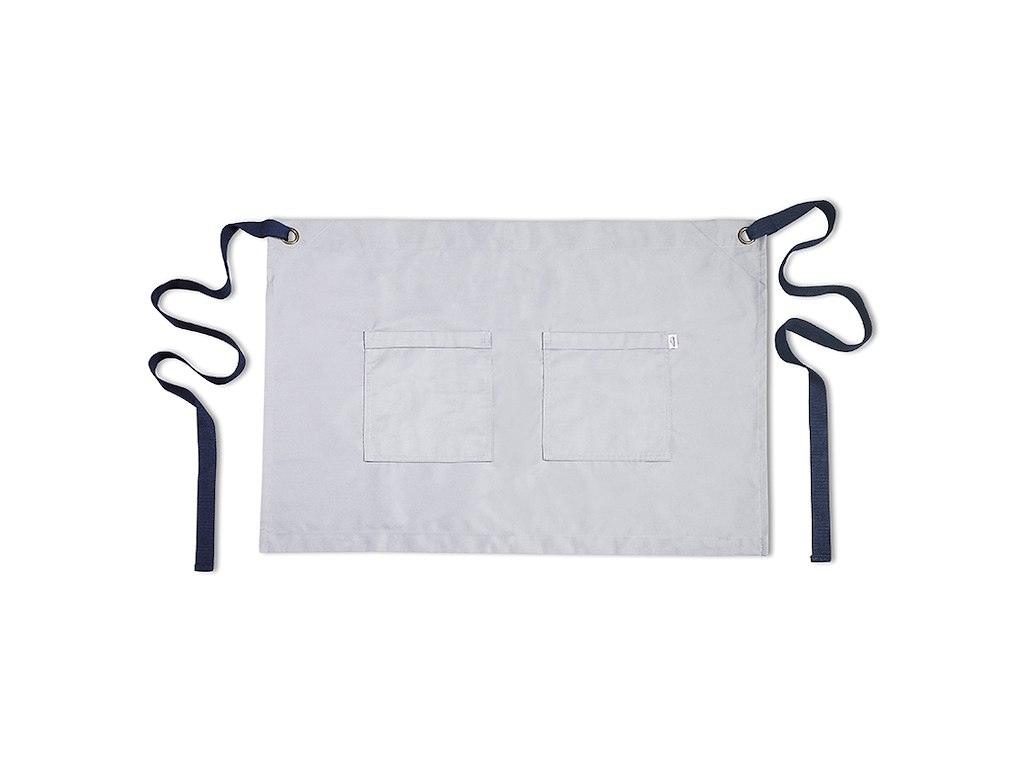 Delantal Gris con Bolsillos 72,5x50 cm