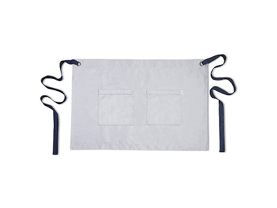 Delantal Gris con Bolsillos 72,5x50 cm