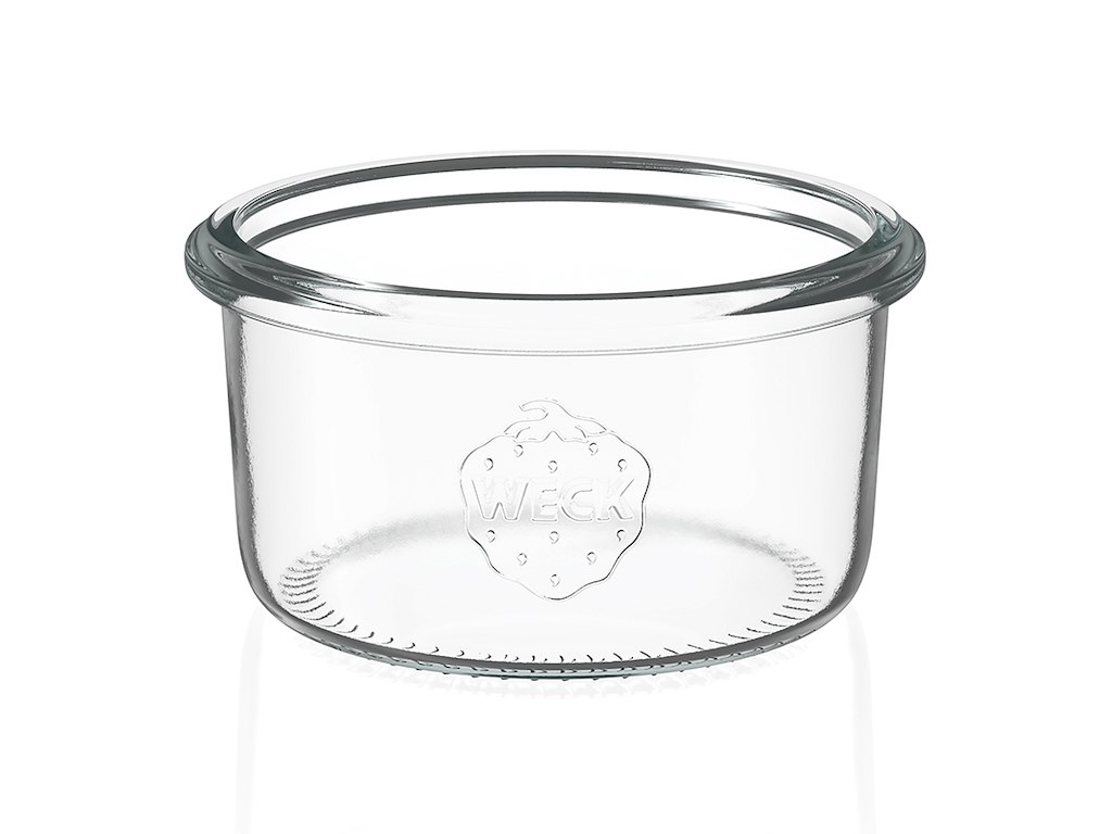 Tarro de conserva Weck sin tapa bajo 165 ml