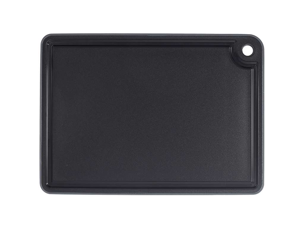 Tabla de cortar 35x25x1 cm antideslizante Negro-Gris