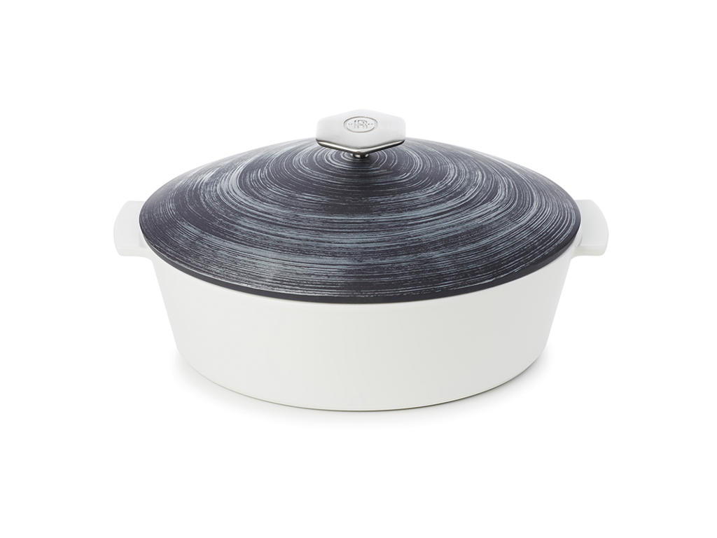 Olla Oval 32,5x26,5 cm No Emaillada Negra Revolución 2