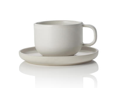 Taza de cerámica blanca 220ml - 60x85x85mm
