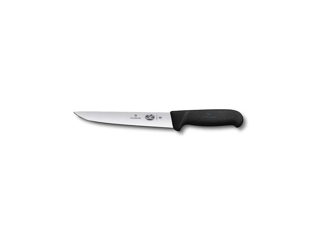 Deshuesador, 18 cm, Victorinox Fibrox, negro, hoja recta