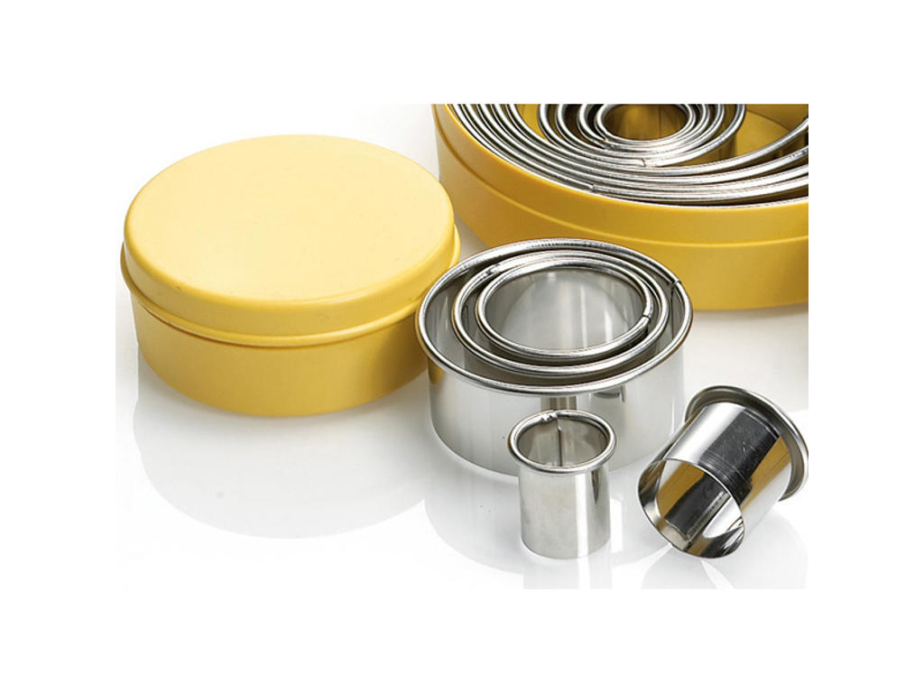 Conjunto de cortadores redondos lisos