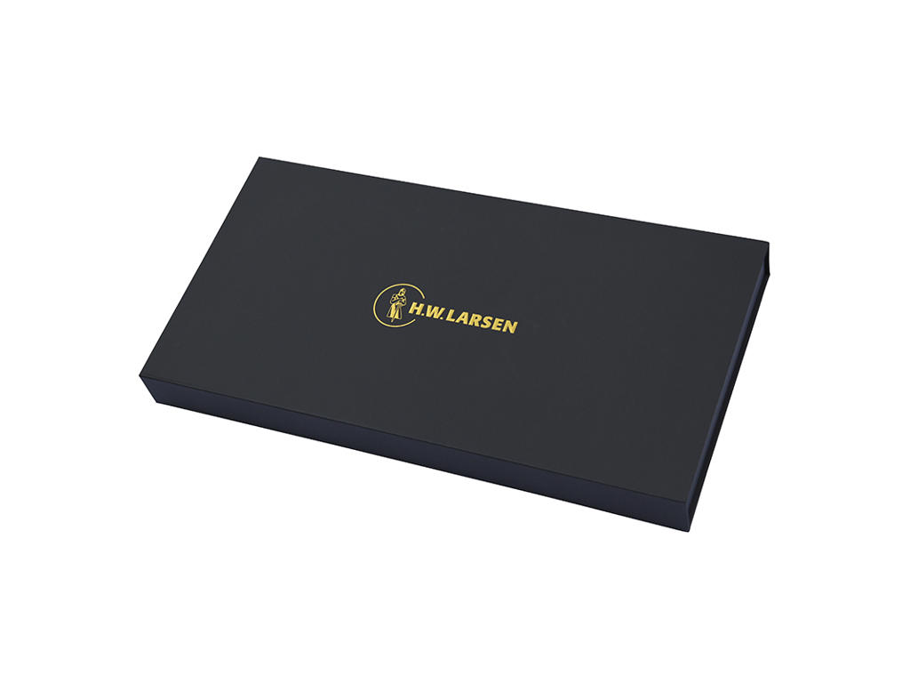Caja de regalo 3 cuchillos marca H.W.LARSEN en oro