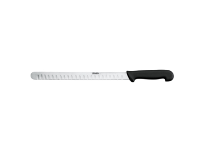 Cuchillo para salmón/jamonero, 31 cm, Senjen Slicer, Negro