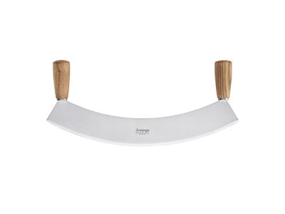 Cuchillo de cuna - Acero inoxidable - Madera de fresno - 36cm