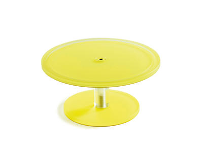 Soporte para pasteles en pie 23 cm Amarillo Mealplak