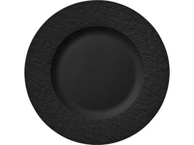 El plato The Rock negro 22 cm