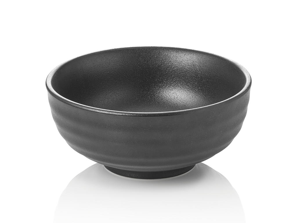 Tazón - Porcelana - Negro - Ø21cm - 1,3ltr - 90x210x210mm