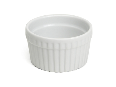 Ramekin blanco  9 cm. H 4 cm