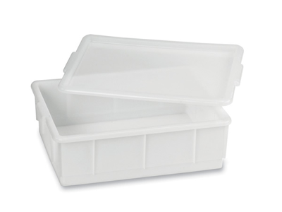 Caja apilable blanca 13 ltr 43x32,5x13 cm - Sin tapa