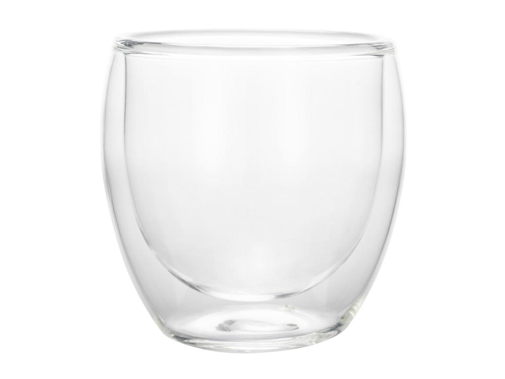 Vaso 250ml Doble pared 2 pcs. Curvado