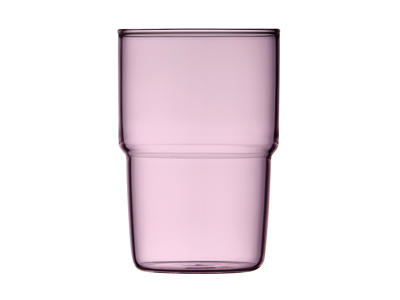 Vaso Torino 40 cl 2 uds. Rosa