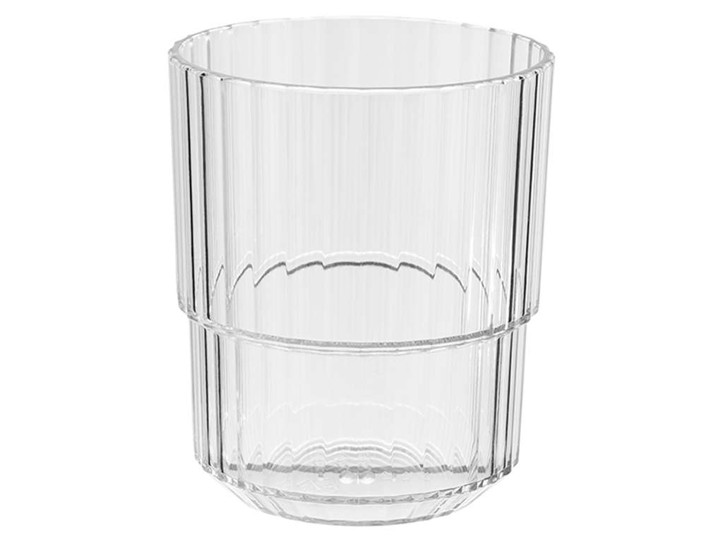 Vaso apilable 30cl plástico