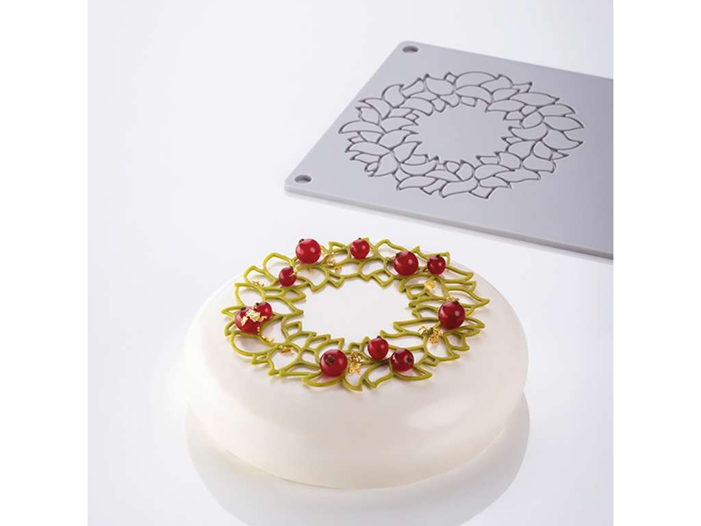 Gourmand Silicona 30x20cm Marco de Follaje