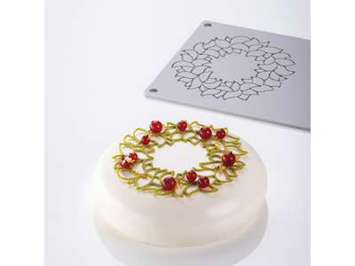 Gourmand Silicona 30x20cm Marco de Follaje