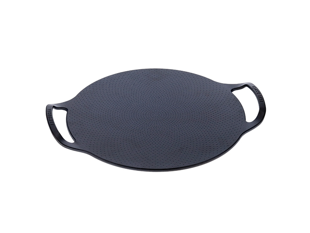 Placa de pizza, 38 cm, Victoria, hierro fundido