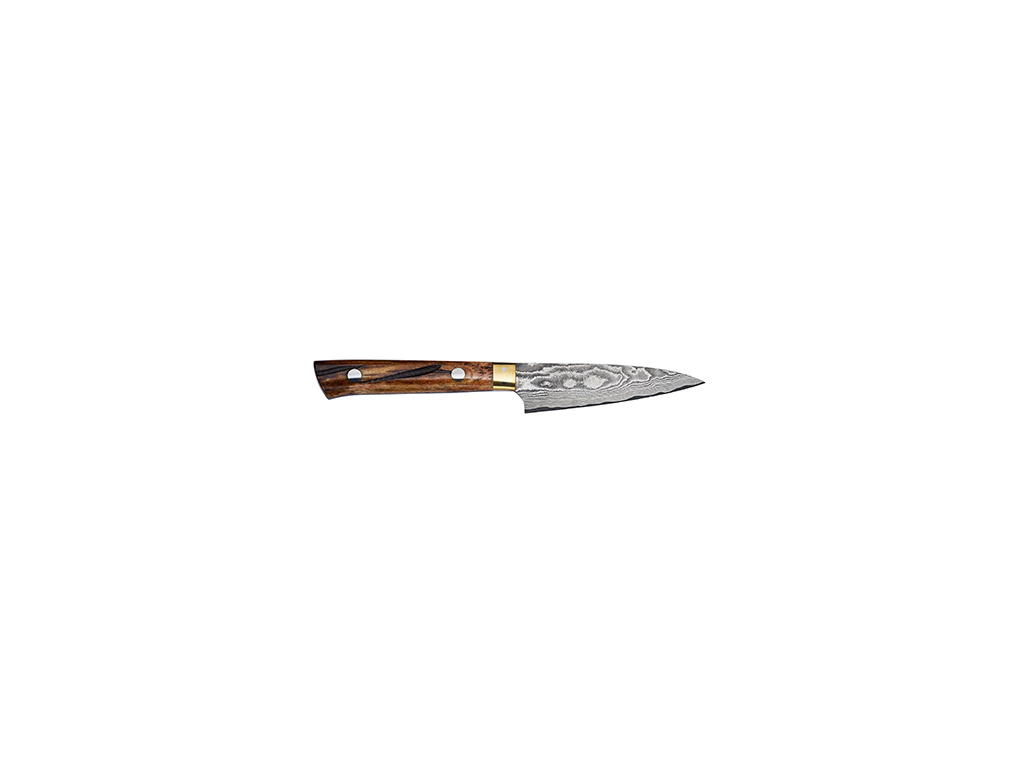 Cuchillo decorativo, 9 cm, Takefu Yellow Bull, VG-10 61 capas