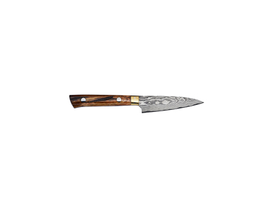 Cuchillo decorativo, 9 cm, Takefu Yellow Bull, VG-10 61 capas