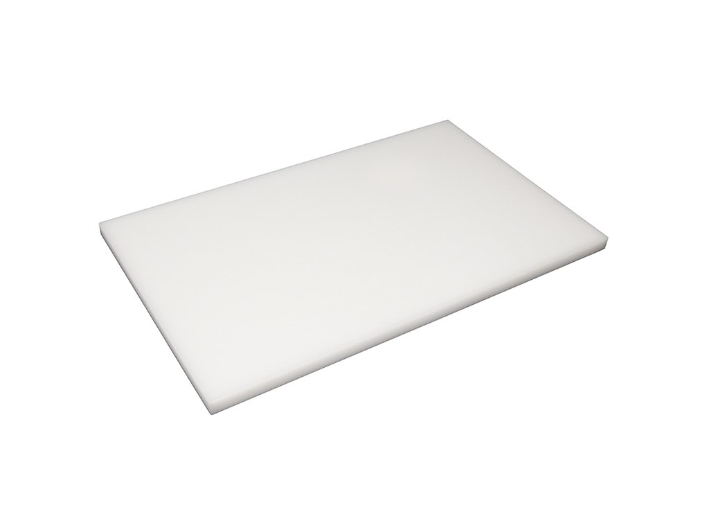 Tabla de cortar con polid blanco tamaño 50x30x2,5cm
