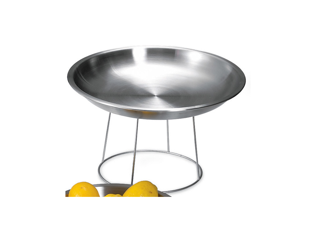 Pie para bandeja de mariscos H 18 cm  25x21 cm