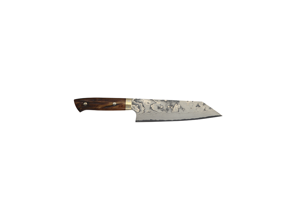 Cuchillo de bunkai, 17 cm, Takefu Yellow Bull, VG-10 61 capas