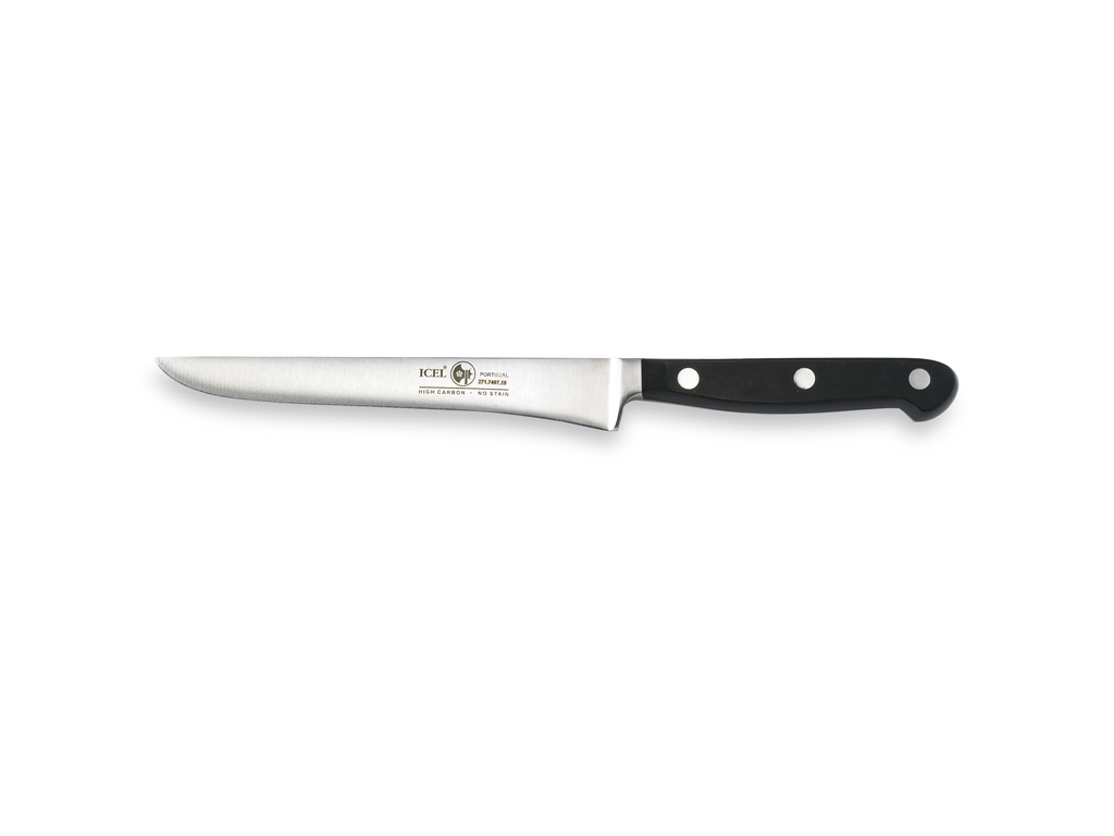 Cuchillo deshuesador - Acero forjado - Negro - 15cm