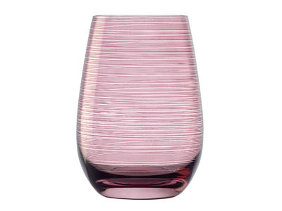 Vaso de agua con vidrio lavanda 46,5cl - 120x65mm