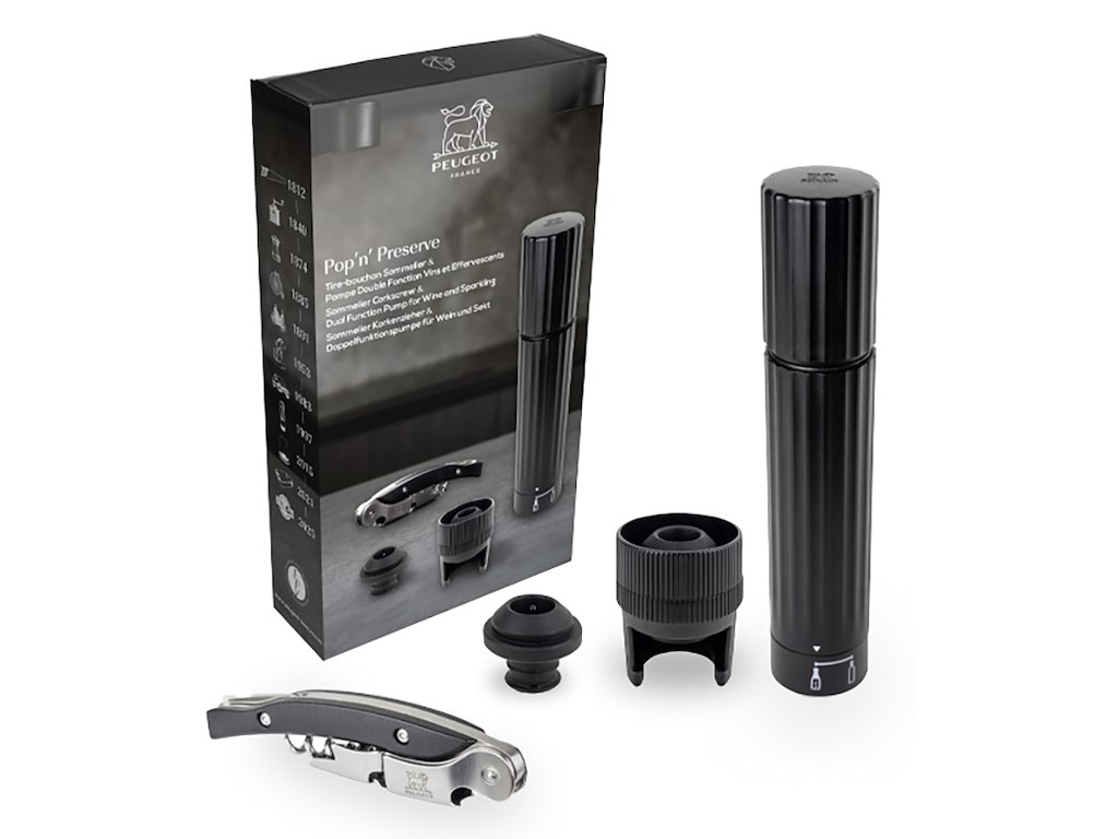 Juego de regalo con bomba de vino y sacacorchos