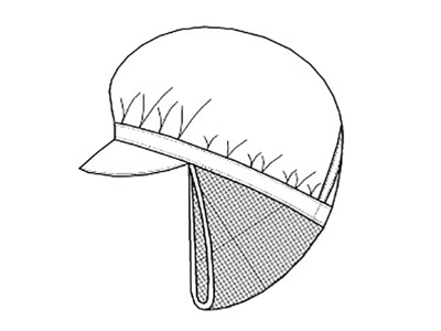 Gorra con red para cabello largo Talla Única