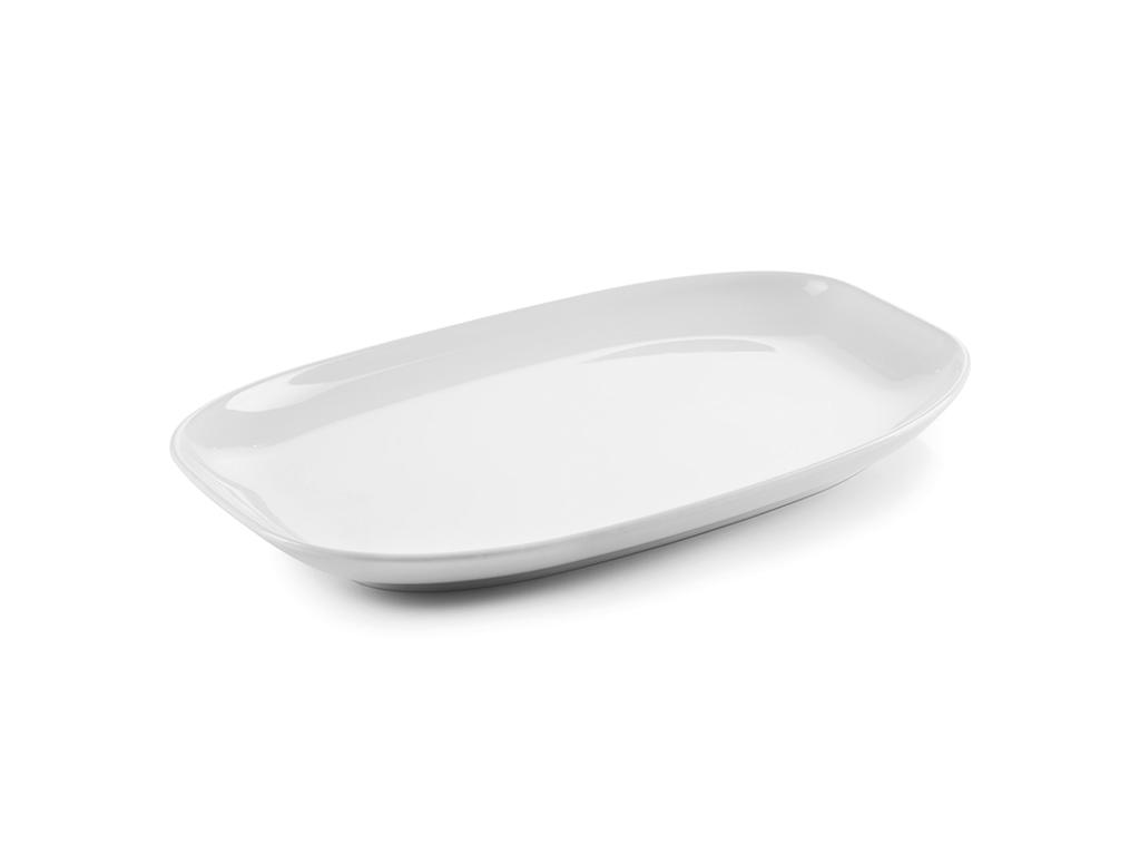 Plato Rectangular 29x18 cm Blanco Club