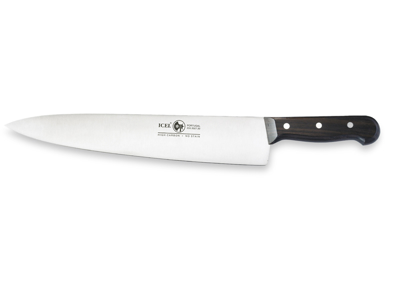 Cuchillo de cocina - Acero inoxidable - Madera de rosa - 30cm - 250g