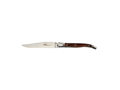 Cuchillo de carne, Laguiole Prestige, Mango de cuerno oscuro
