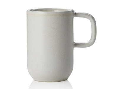 Taza de cerámica blanca 370ml - 110x75x75mm