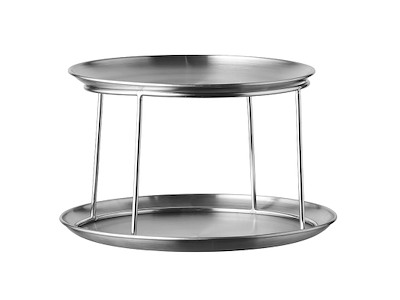 Plato para mariscos con pie 2 niveles HOGAR