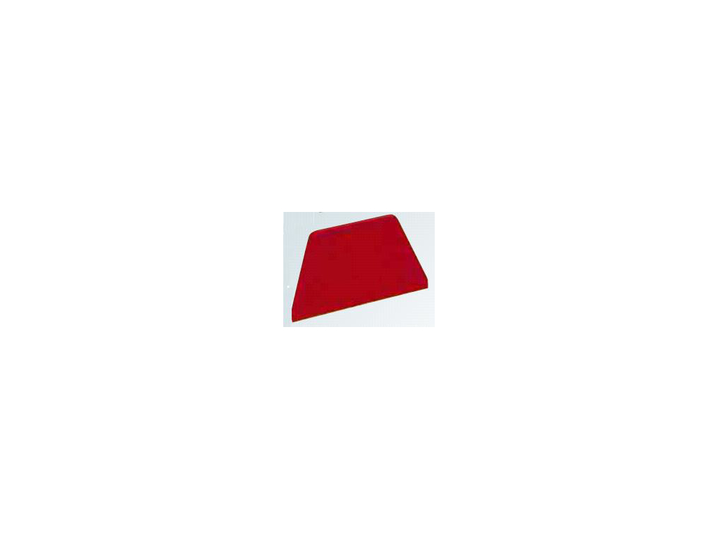 Raspador de masa Rojo 216 x 128mm trapezoide